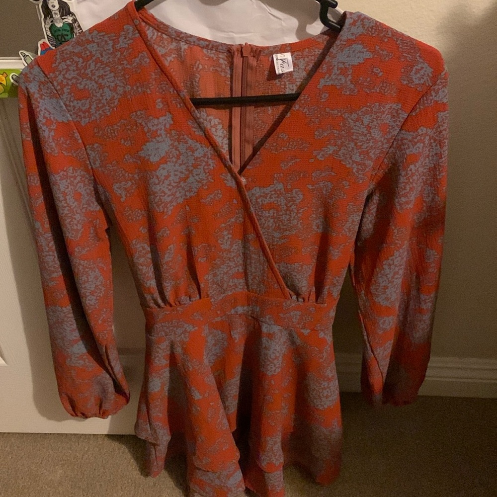 Orange blouse first for Fall 🤪😚🍁